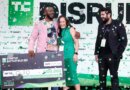Kevin A. Damoa, Founder & CEO, Glīd, Claire Kroft and Ankit Malhotra, winners of the Startup Battlefield 2025, pose onstage during day three of TechCrunch Disrupt 2025 at Moscone Center on October 29, 2025 in San Francisco, California.