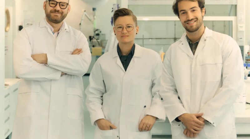 Syntetica - from left to right, Louis Monsigny, Ash Ward and Marco Bertone