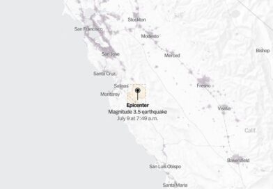 Map: 3.5-Magnitude Earthquake Shakes Central California
