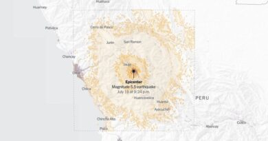 Map: 5.5-Magnitude Earthquake Shakes Peru

