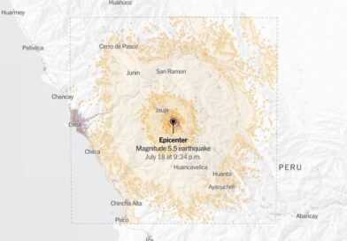 Map: 5.5-Magnitude Earthquake Shakes Peru
