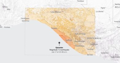Map: 7.3-Magnitude Earthquake Hits Off Mexico's Coast