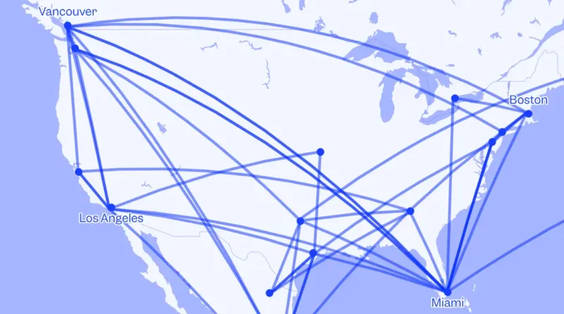 Mapped: How FIFA's president criss-crossed North America on a private jet to watch over 40 World Cup games in 39 days