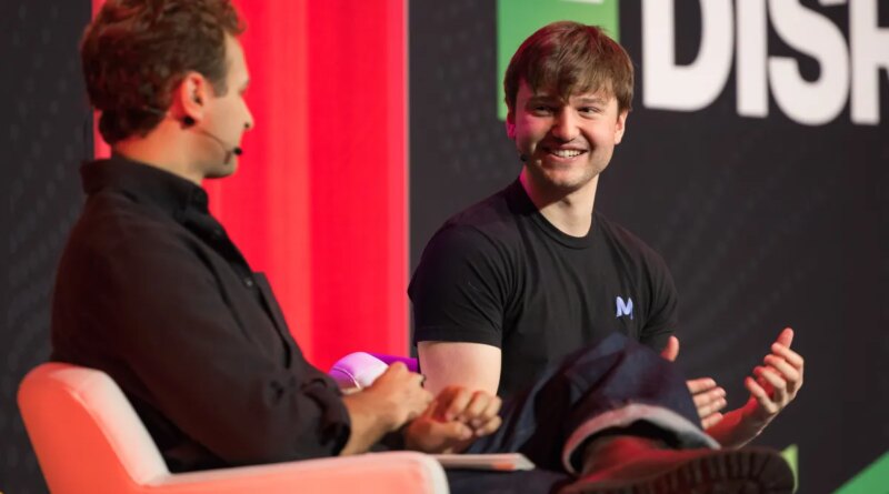 Mercor CEO Brendan Foody at TechCrunch Disrupt 2025.
