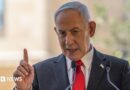 Benjamin Netanyahu speaks at an event in East Jerusalem.