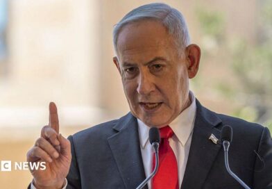 Benjamin Netanyahu speaks at an event in East Jerusalem.