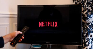 Netflix logo on a TV screen