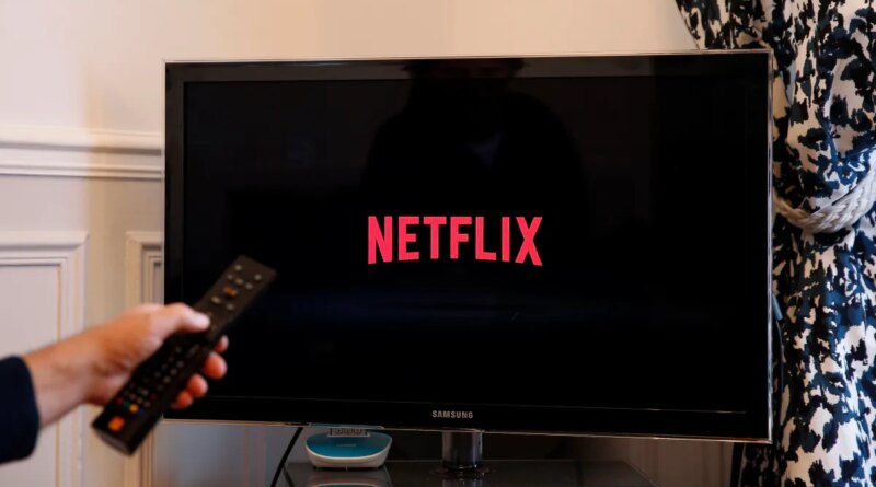 Netflix logo on a TV screen