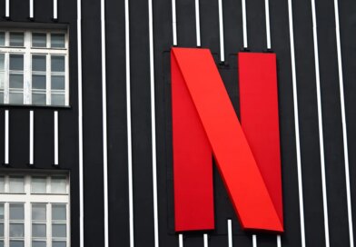 Netflix logo is seen on a building in Warsaw, Poland