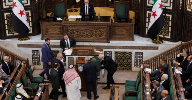 New Syrian parliament meets for first time in Damascus