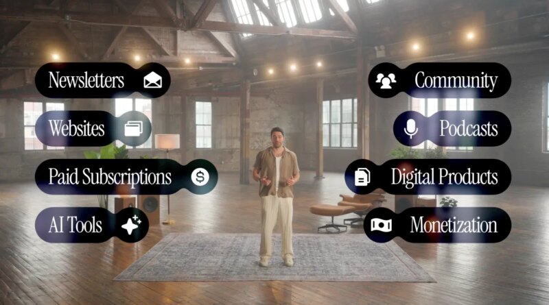 man standing in large room
