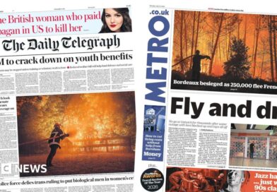 "PM to crack down on youth benefits," reads the headline on the front page of the Daily Telegraph. 