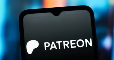In this photo illustration, the Patreon logo is seen displayed on a smartphone screen.