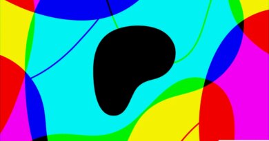 Patreon logo with colorful background
