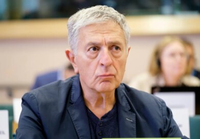 BRUSSELS, BELGIUM - SEPTEMBER 8: Greek Member of the European Parliament (The Left group in the European Parliament - GUE/NGL Coalition of the Radical Left) Stelios Kouloglou is listening during a session of the Committee of Inquiry to investigate the use of Pegasus and equivalent surveillance spyware of the European Parliament on September 8, 2022 in Brussels, Belgium. Stélios Koúloglou is a journalist, writer and politician member of SYRIZA. According to experts, developed initially in North Macedonia, by the Cytrox company, then in Israel, the Predator spyware hacks the targeted phone, and can access the messages and conversations of its user. (Photo by Thierry Monasse/Getty Images)