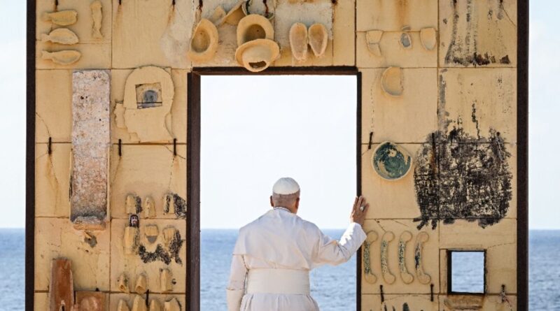 Pope urges Europe to protect migrants in visit to island frontier