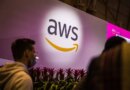 LISBON, PORTUGAL - 2021/11/02: AWS, Amazon Web Services logo exhibition zone, seen during day two of the Web Summit in Lisbon.