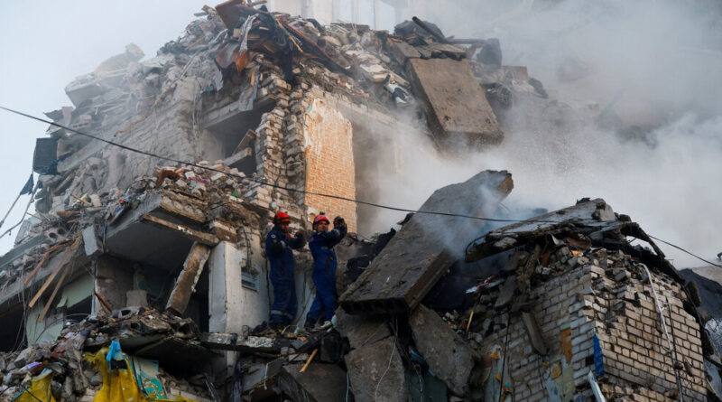 Russia Strikes Ukraine as Explosions Rock Capital of Kyiv