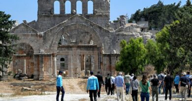Scars of war linger on Syria's Saint Simeon monastery
