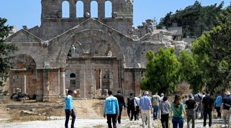 Scars of war linger on Syria's Saint Simeon monastery