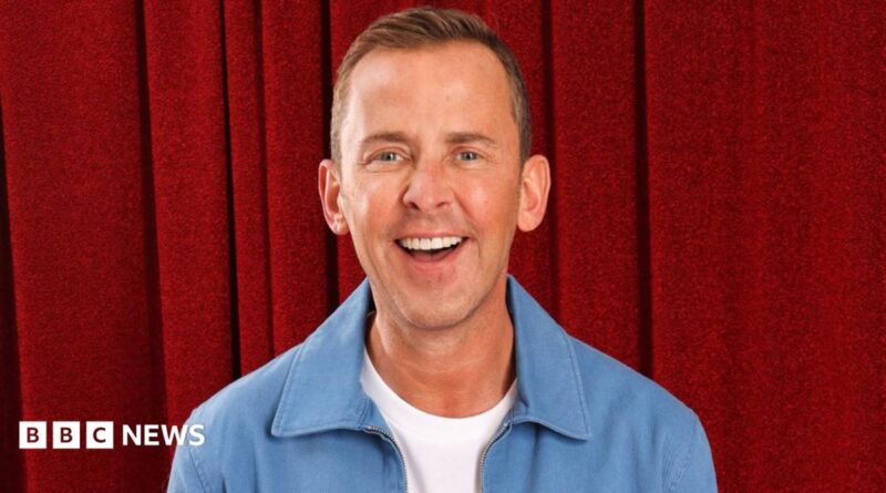 In this image released on January 29,2025, Radio DJ, Scott Mills supports Red Nose Day 2025. Taken in London on the 6th November 2024