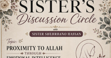 Sisters' Discussion Circle - 21 July 2026 - The Islamic College