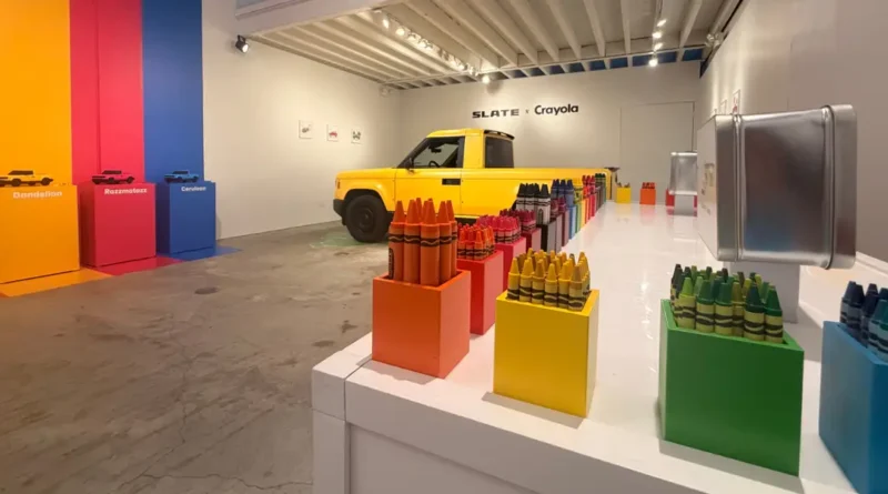 Slate's EV truck is built to be customized. Crayola is helping fill in between the lines.