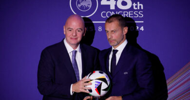 Soccer-UEFA to boycott World Cup and FIFA tournaments over stake sale plans