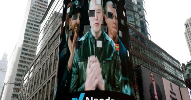 SpaceX shares slide as it joins the tech-heavy Nasdaq-100
