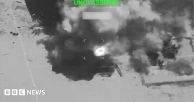 Explosion at an unknown location, during what U.S. Central Command says are strikes on Iran