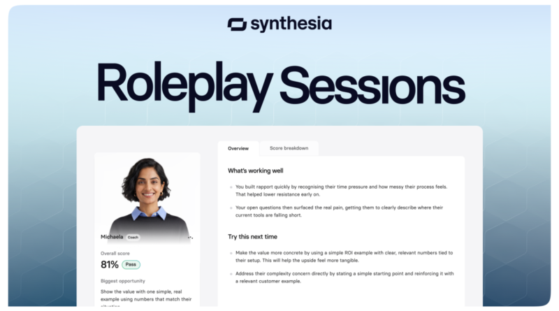 Synthesia’s AI training platform is moving beyond videos into live coaching | TechCrunch