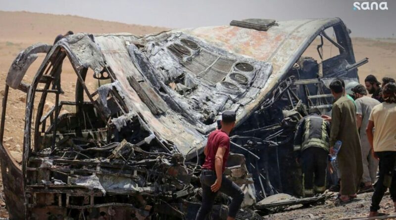 Syria bus crash kills at least 35