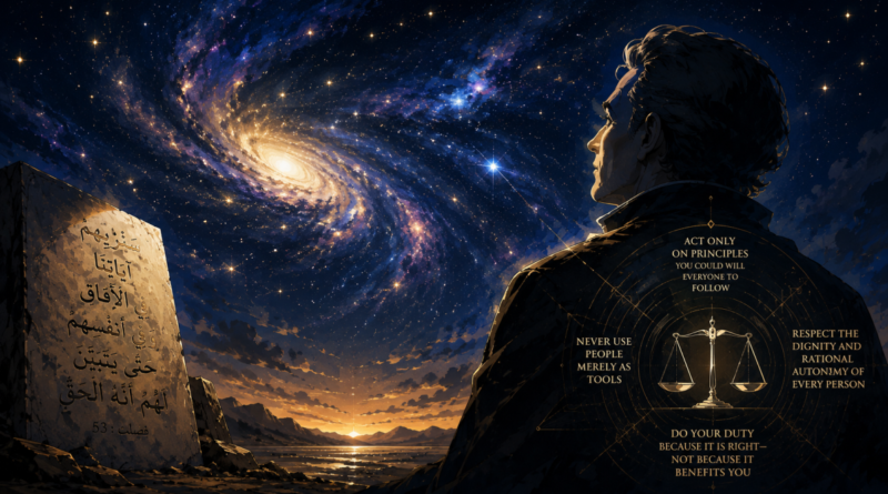 The Starry Heavens Above and the Law Within: Kant’s Ethics in the Quran