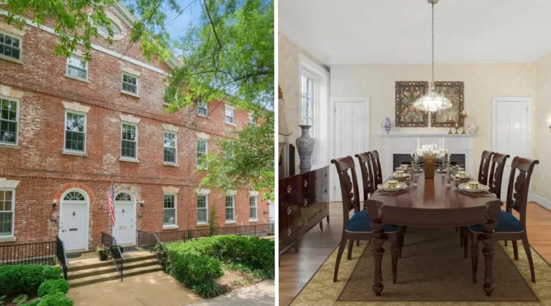 This Washington, DC, rowhouse is almost as old as the US Constitution. Now it's on the market.