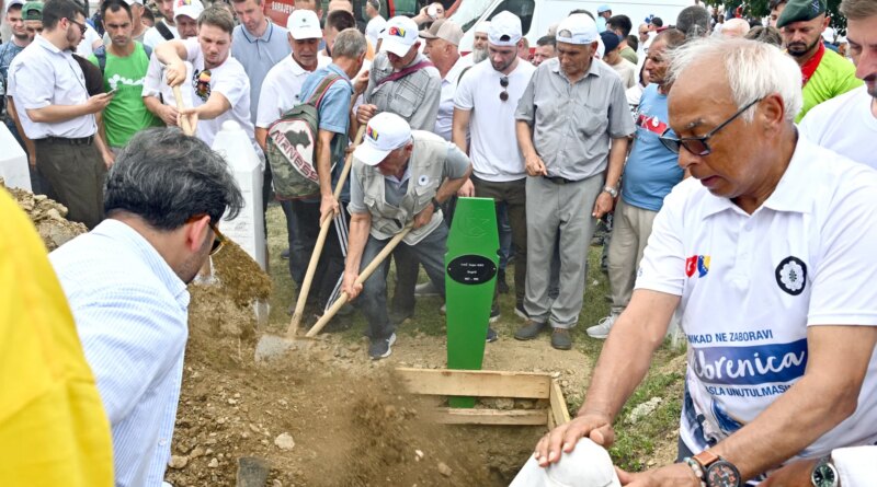 Thousands gather in Srebrenica to mark 31 years since genocide