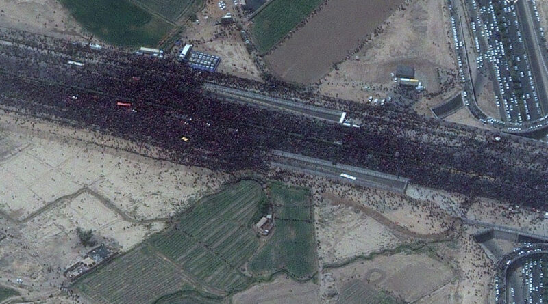 Thousands march as Khamenei's funeral procession crosses into Iraq