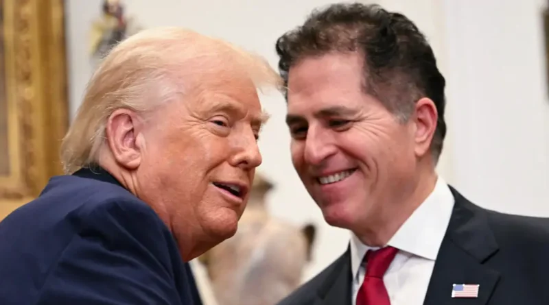 Trump hyped up Michael Dell again after his mega Trump account donation