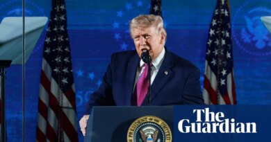Trump launches America’s 250th birthday celebrations with partisan attack

