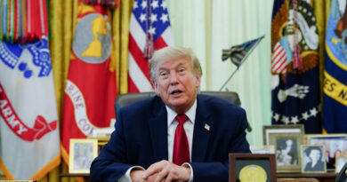 Trump says the U.S. and Iran getting along very well