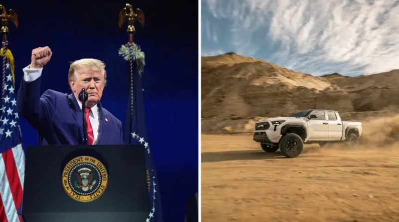Trump takes credit for Toyota moving some truck production from Mexico to Texas: 'That's what tariffs do'