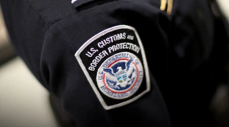 MIAMI, FL - MARCH 04: A U.S. Customs and Border Protection officer's patch is seen as they unveil a new mobile app for international travelers arriving at Miami International Airport on March 4, 2015 in Miami, Florida. Miami-Dade Aviation Department and U.S. Customs and Border Protection (CBP) unveiled a new mobile app for expedited passport and customs screening. The app for iOS and Android devices allows U.S. citizens and some Canadian citizens to enter and submit their passport and customs declaration information using their smartphone or tablet and to help avoid the long waits in the exit lanes. (Photo by Joe Raedle/Getty Images)