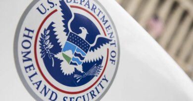 The Department of Homeland Security logo.