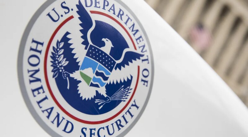 The Department of Homeland Security logo.