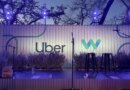 Uber-Waymo logo signage