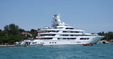 Venice braces for protests as U.S. ambassador Fertitta arrives on superyacht