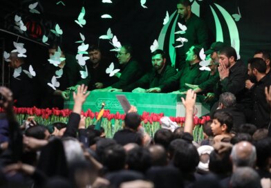 What is the religious and political messaging behind Khamenei’s funeral?