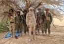 Colonel Mohamed Issa, centre, one of the FLA's most prominent military commanders [Photo: Courtesy of the Azawad Liberation Front (FLA)]
