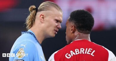 The long-running feud between Manchester City's Erling Haaland and Arsenal defender Gabriel switches to World Cup as Norway face Brazil in the last 16