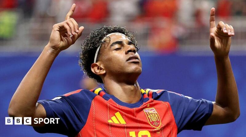 Spain's Lamine Yamal