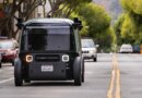 Zoox vehicle on the road